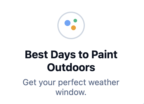Best Days to Paint Outdoors