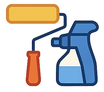 Paint roller and sprayer kit for Pasadena, TX projects